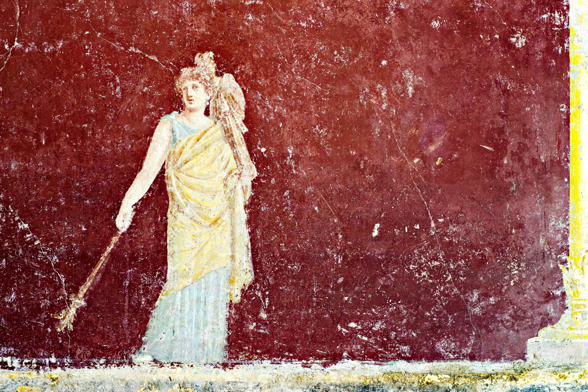 journalist Afhængighed Tilbageholdenhed Red - Colours of Pompeii